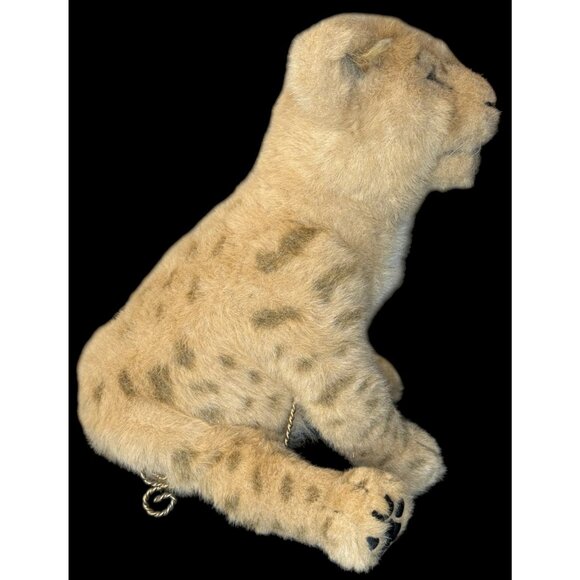 Realistic Robotic Sound Interactive Play Lion Tiger Leopard Chita Plush Pet Toy - Picture 2 of 16